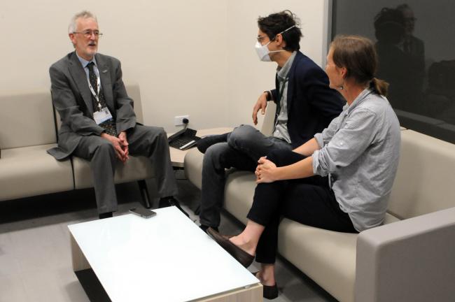 Vincent Fleming, Bernard Soubry, and Kate Harris