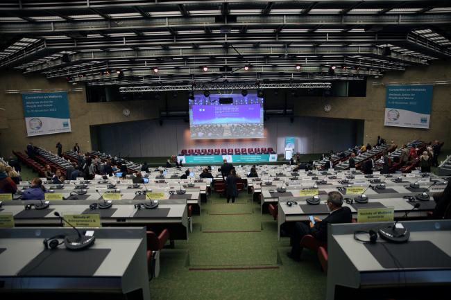 View of the room before the Opening Ceremony