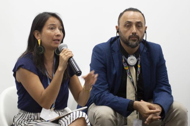 Panelists during GA segment