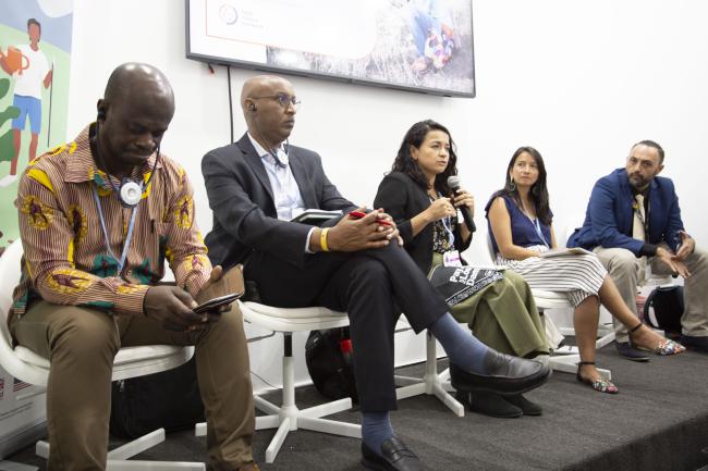 Panel Malik Aman, FLLoCA Programme, Kenya - Multilevel Governance as a Catalyst for Adaptation Finance at the Local Level Side Event COP 27 - 11Nov 2022 - Photo