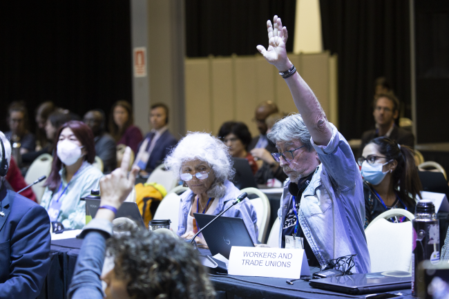 Carlos Javier Aulet Verde, International Trade Union Confederation