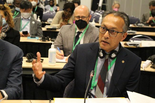 Aniruddha Dasgupta, President and CEO, World Resources Institute (WRI) - CCICED at CBD COP 15 - 16 Dec 2022- Photo