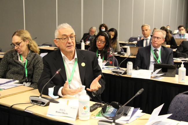 Bruno Oberle, Director General, International Union for Conservation of Nature (IUCN)  - CCICED at CBD COP 15 - 16 Dec 2022-  Photo
