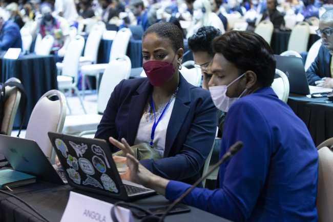 Delegates from Antigua and Barbuda