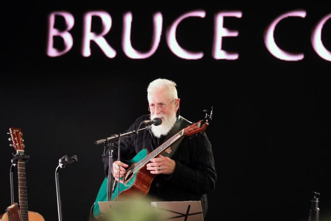 Music performance by Bruce Cockburn