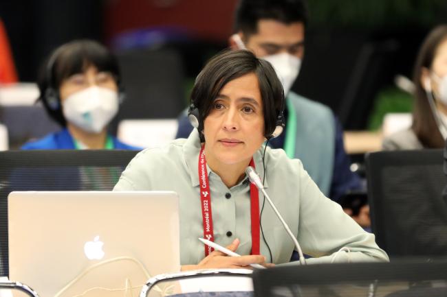 Susana Muhamad, Minister of Environment and Sustainable Development, Colombia