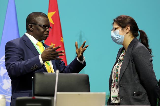 Francis Ogwal, WG2020 Co-Chair, and Valeria Trendafilova, Canada