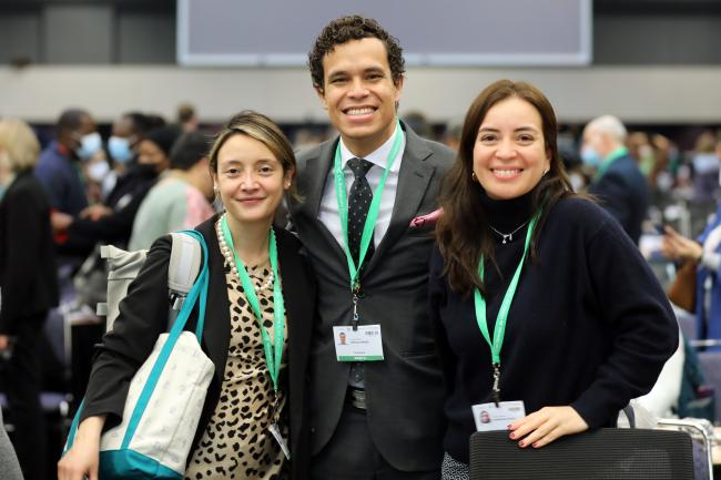 The Colombian delegation