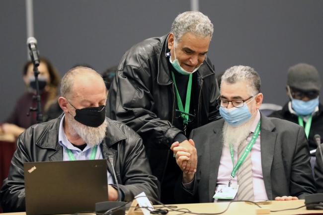 From L-R: Pierre du Plessis, Namibia; Moustafa Fouda, Egypt; and Yousef Al-Hafedh, Saudi Arabia