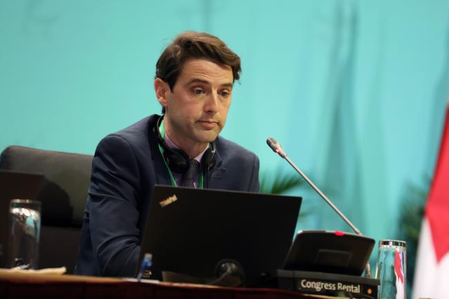 Tristan Tyrrell, CBD Secretariat
