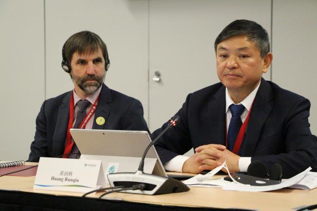 Huang Runqiu, Minister of Ecology and Environment of China  - CCICED at CBD COP 15 - 16 Dec 2022-  Photo