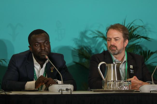 Michael Ofosuhene-Wise, Business for Nature, and Gavin Edwards, WWF