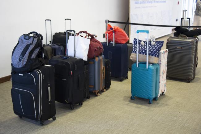 bags ready to go home