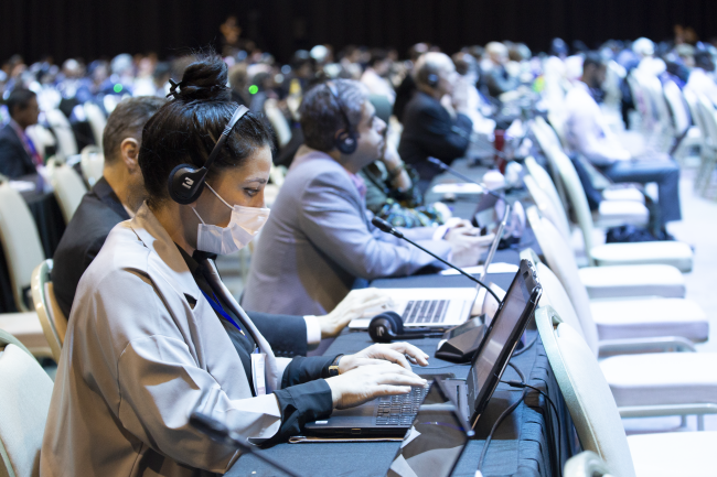 Participants during plenary