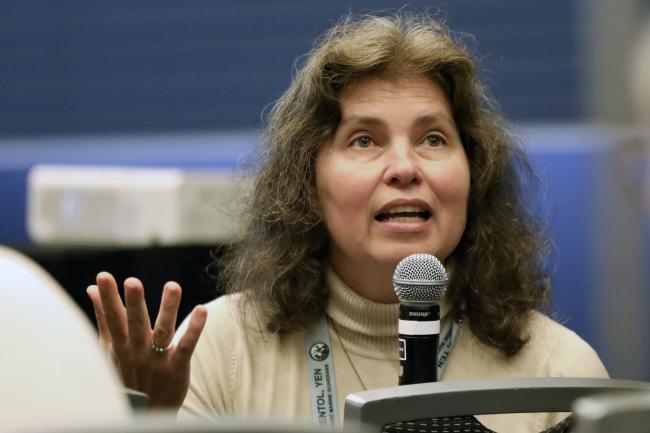 A participant making a comment