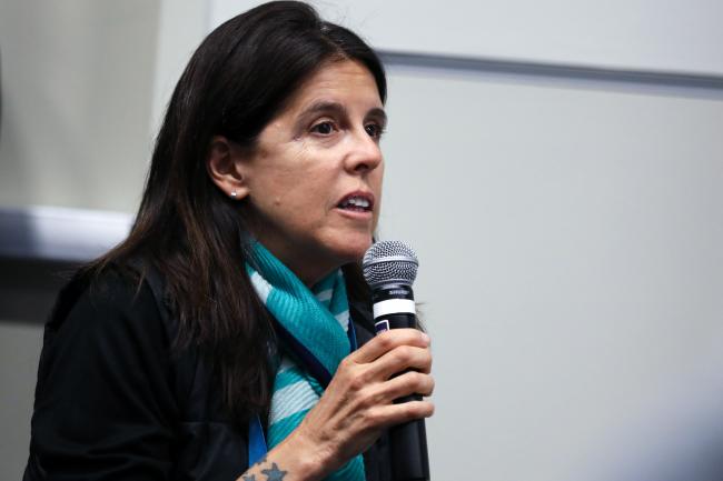A participant making a comment 