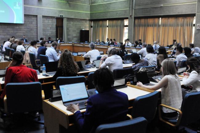 A view of the room during the Informal Dialogue