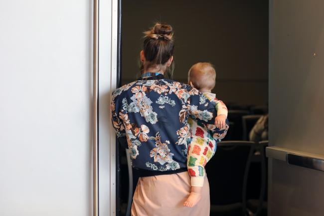 A young participant with their parent 