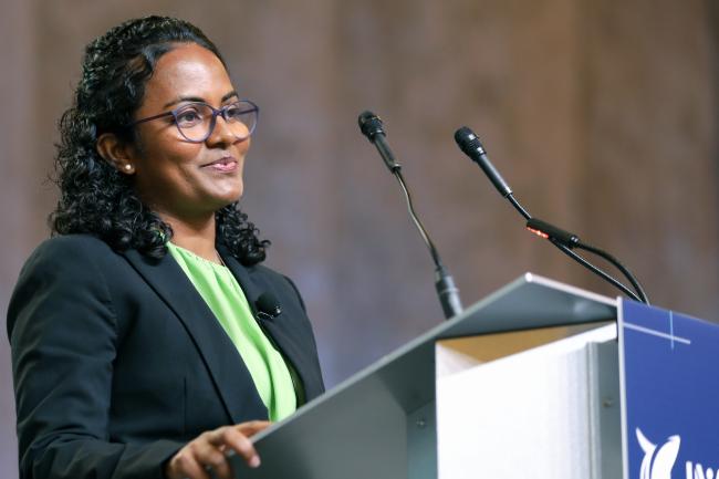 Aminath Shauna, Minister of Environment, Climate Change and Technology
