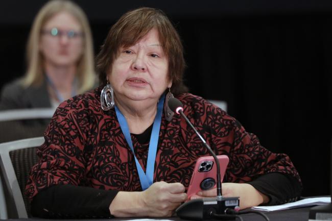Cloy-e-iss Judith Sayers, President Nuu-chah-nulth Tribal Council 
