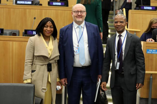 From L-R: XXX; Tomas Heidar, Iceland; and Thembile Joyini, South Africa
