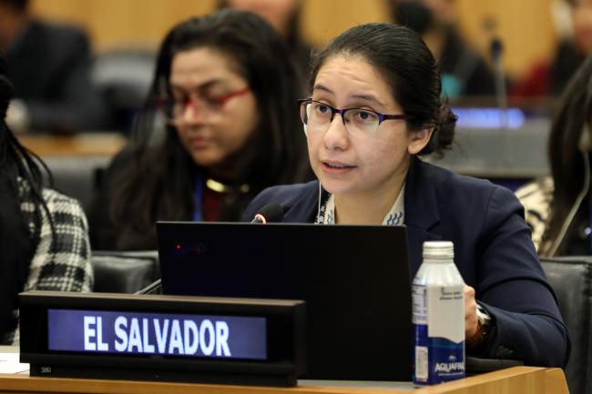 Ligia Flores, El Salvador, facilitated the informal discussions on capacity building