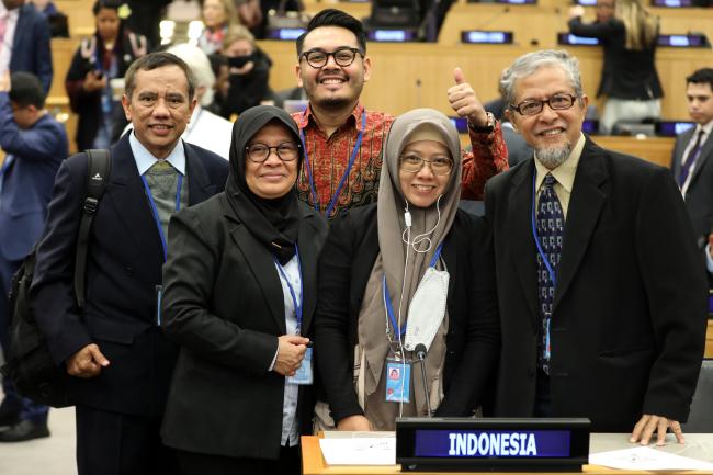 The Indonesian delegation