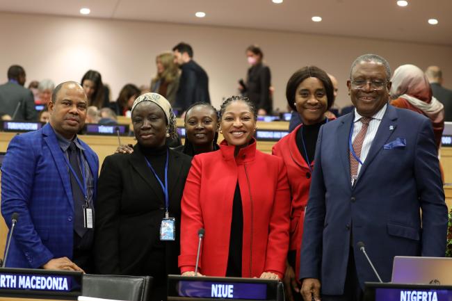 The Nigerian delegation