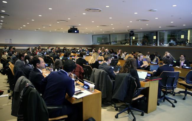 View of the room during an informal group on MGRs, including questions on benefit-sharing