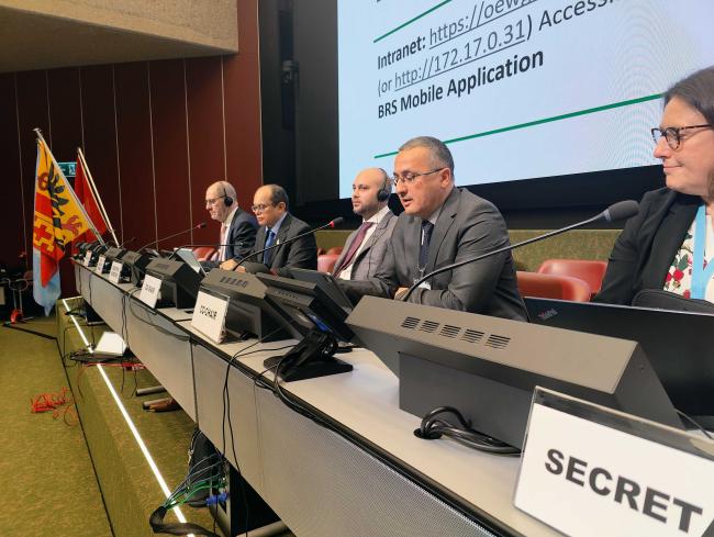 Co-Chair Karim Ouamane, Algeria, opened the plenary
