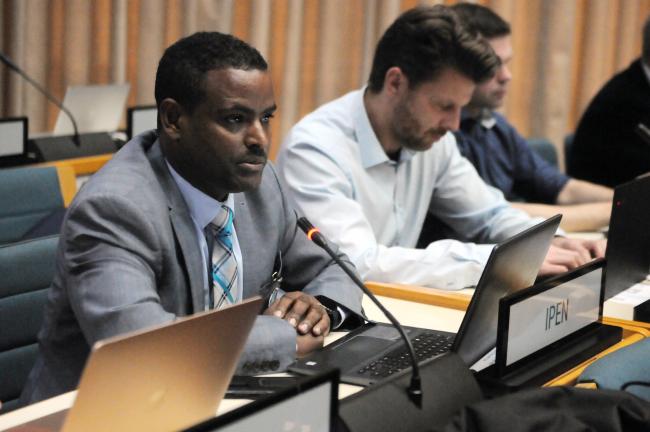 Tadesse Amera, International Pollutants Elimination Network (IPEN)
