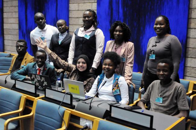 Representatives from the Major Group for Children and Youth (MGCY)