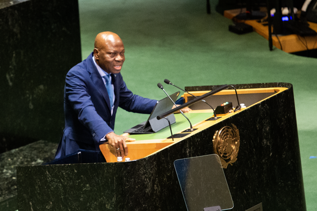 Senzo Mchunu, Minister for Water and Sanitation, South Africa