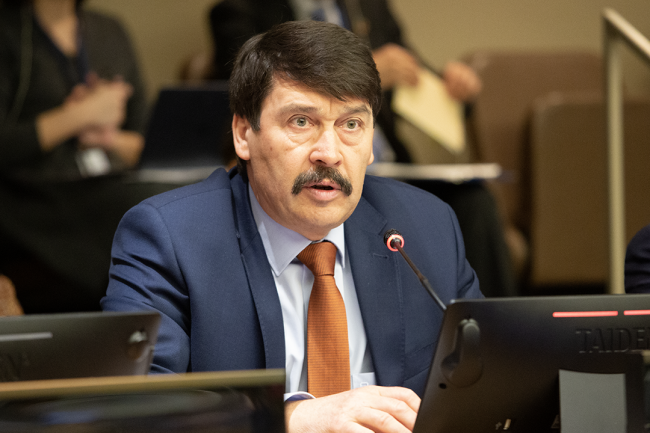 János Áder, Former President of Hungary, Member of the Water and Climate Leaders, Former Member of the High-Level Panel on Water - UNWater2023 - 23 March 2023
