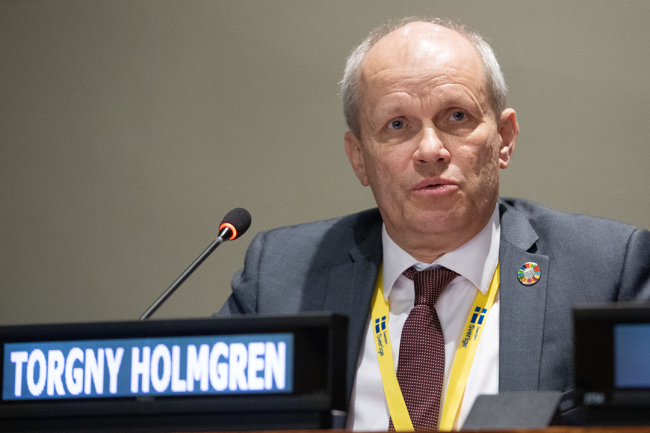 Torgny Holmgren, Executive Director, Stockholm International Water Institute - UNWater2023 - 24March2023 - Photo