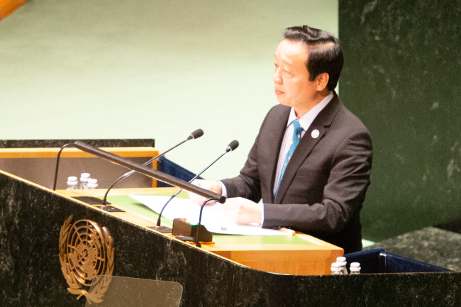 Tran Hong Ha, Deputy Prime Minister and Minister of Natural Resources and Environment of Vietnam