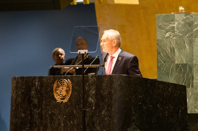 Csaba Kőrösi, President of the UN General Assembly - UNWater2023 - 22 Moarch 2023 - Photo