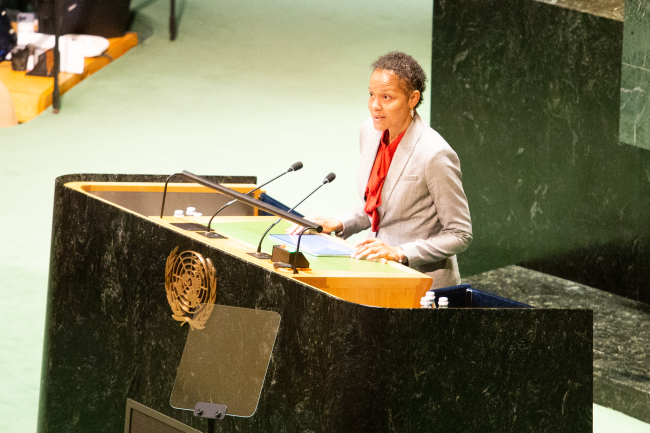 Santia J. O. Bradshaw, Deputy Prime Minister and Minister of Transport, Works and Water Resources, Barbados