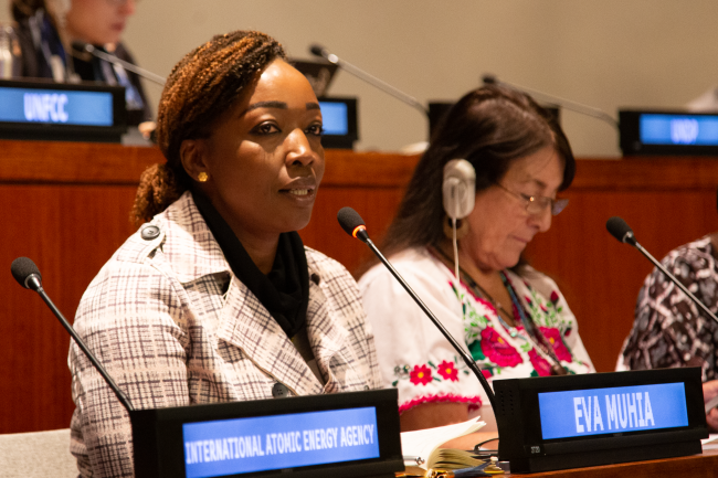 Eva Muhia, Deputy President, Pan-African Association of Sanitation Actors - UNWater2023 - 22 March 2023 - Photo