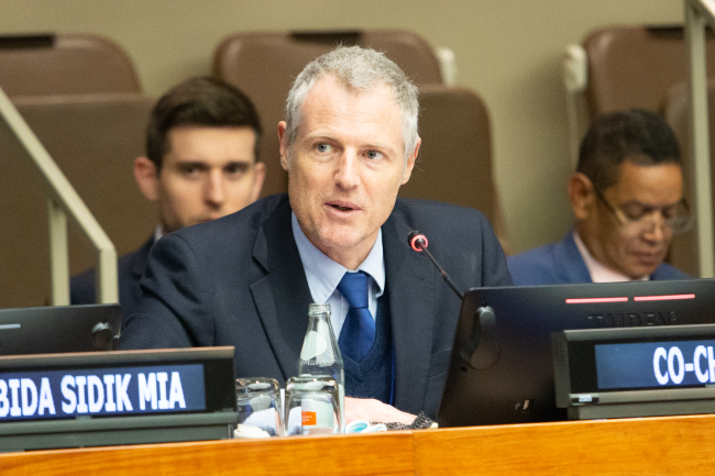 Zac Goldsmith, Minister for Overseas Territories, Commonwealth, Energy, Climate and Environment, UK - Interative Dialogues - UNWater2023 - 22 March 2023 - Photo