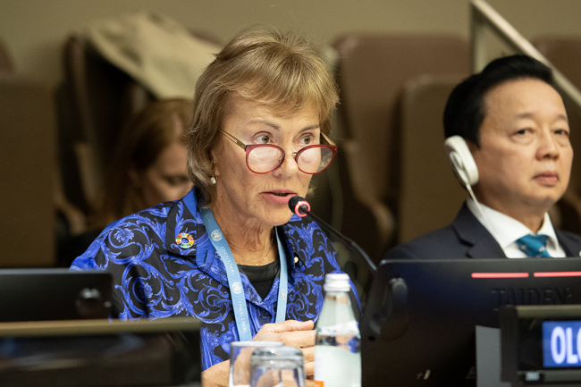 Olga Algayerova, Executive Secretary of UN Economic Commission for Europe (UNECE) - UNWater2023 - 23 March 2023 - Photo