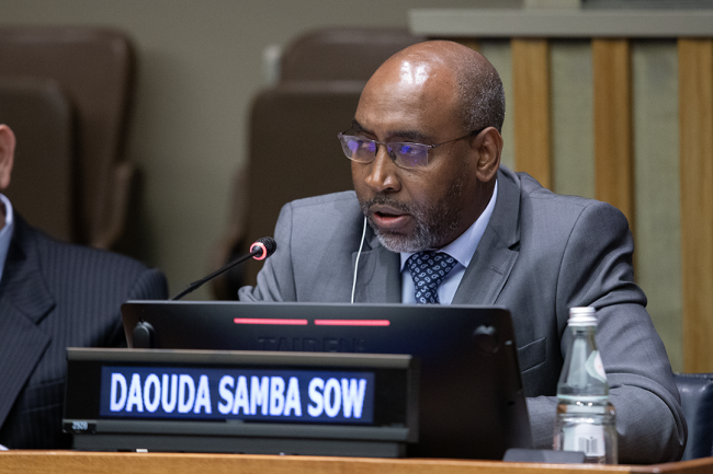 Daouda Samba Sow, Secretary General of Gambia River Basin Development Organization (OMVG) - Minister- UNWater2023 - 23 March 2023