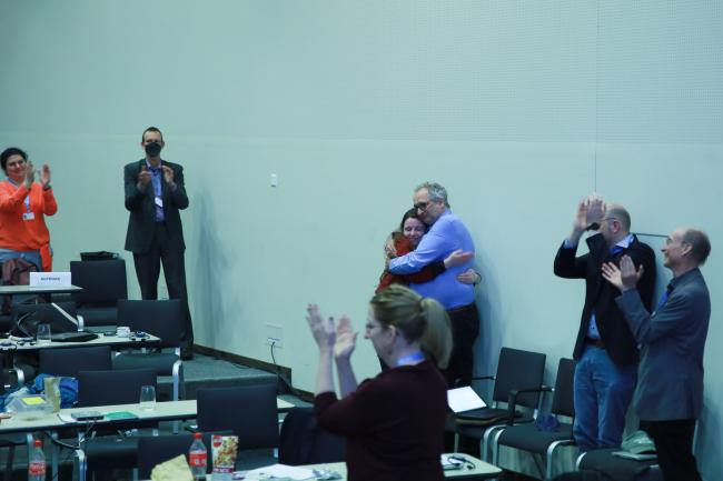 Authors celebrate the approval of the SPM