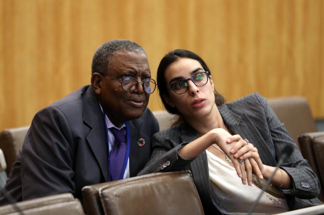 Babajide Alo, Nigeria, with Aahde Lahmiri, Morocco