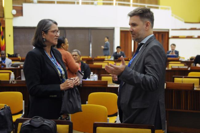 Robyn Frost, Australia, and Federico Hirsch, Argentina