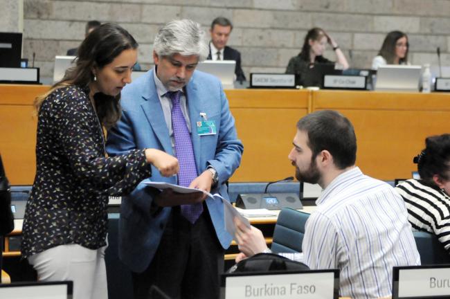 Delegates from Brazil and Argentina