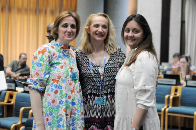 Jelena Kovacevic, Montenegro; Džejna Milaković-Ramadani, Bosnia and Herzegovina; and Dragana Raonic Popovic, Montenegro