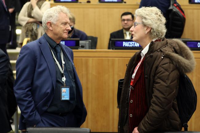 Duncan Currie, High Seas Alliance, with Sibylle Vermont, Switzerland