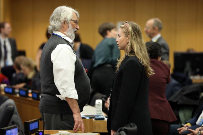 Alistair Graham, Australia, with Inga Banshchikova, Arctic Oceans Group