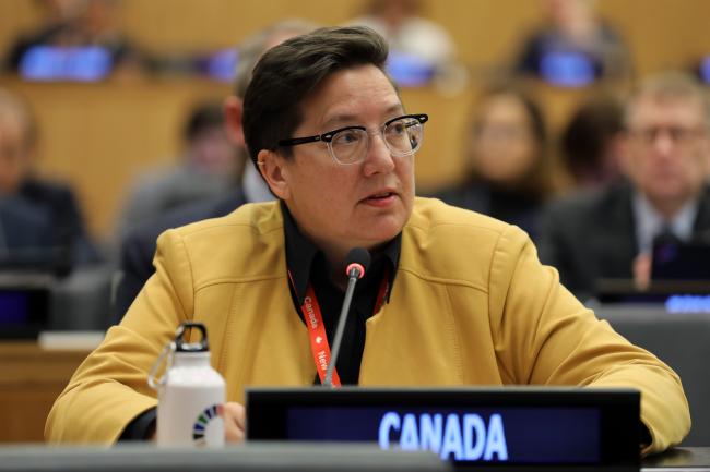 Renée Sauvé, Canada, reported on the informal discussions on ABMTs, including MPAs